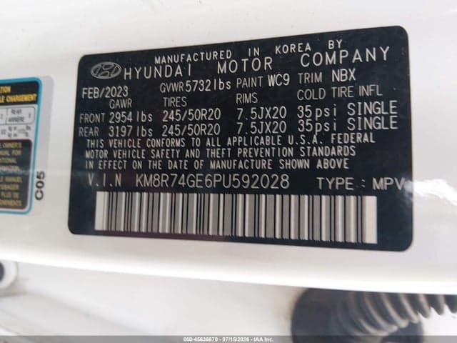 2023 HYUNDAI PALISADE CALLIGRAPHY 9
