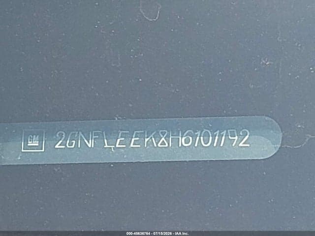 2017 CHEVROLET EQUINOX LS 9