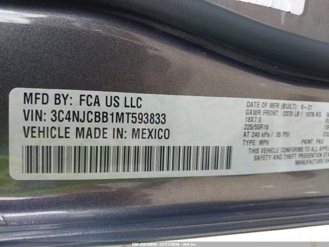 2021 JEEP COMPASS ALTITUDE FWD 9