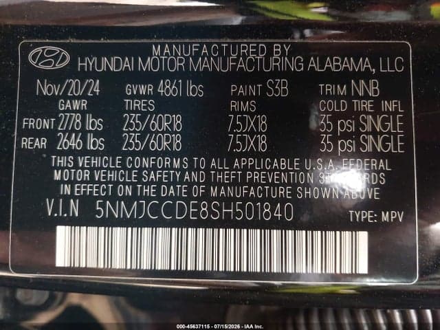 2025 HYUNDAI TUCSON SEL CONVENIENCE 9