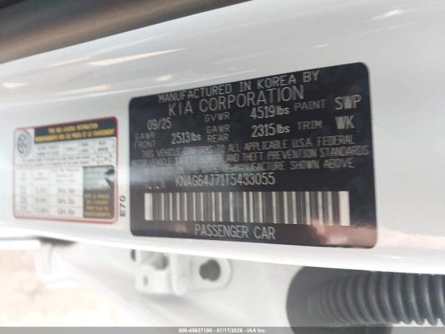 2026 KIA K5 GT-LINE AWD 9