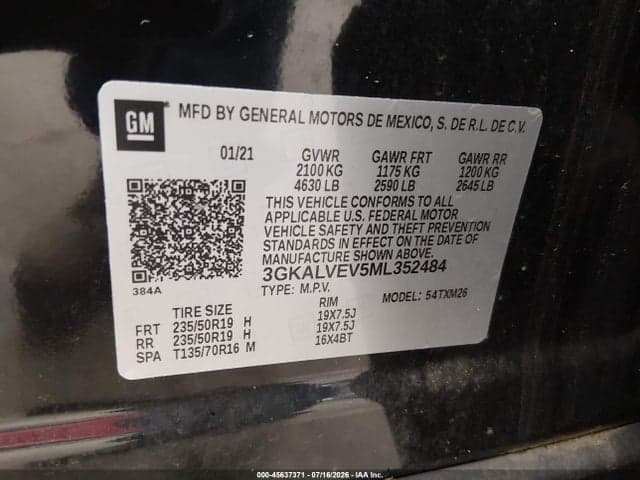 2021 GMC TERRAIN AWD SLT 9