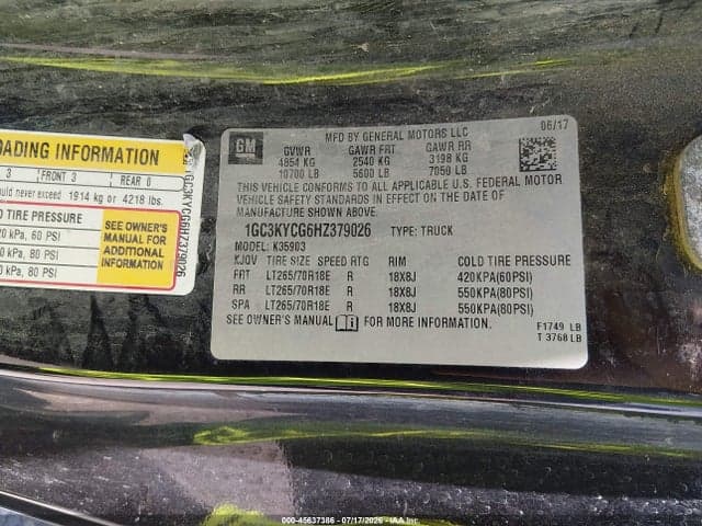 2017 CHEVROLET SILVERADO 3500HD WORK TRUCK 9