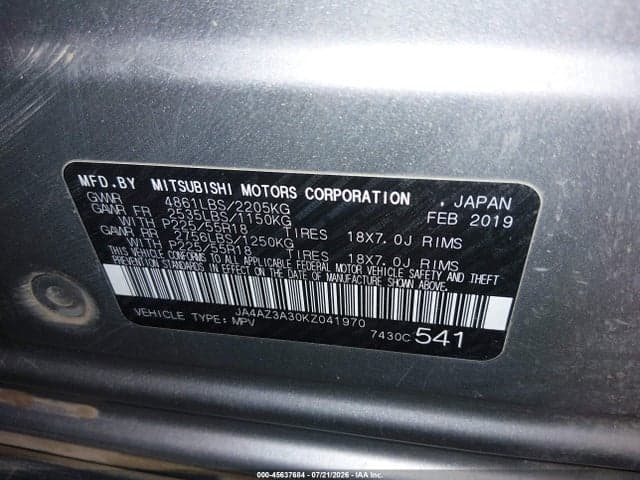 2019 MITSUBISHI OUTLANDER SEL 9
