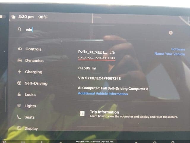 2023 TESLA MODEL 3 PERFORMANCE DUAL MOTOR ALL-WHEEL DRIVE 7