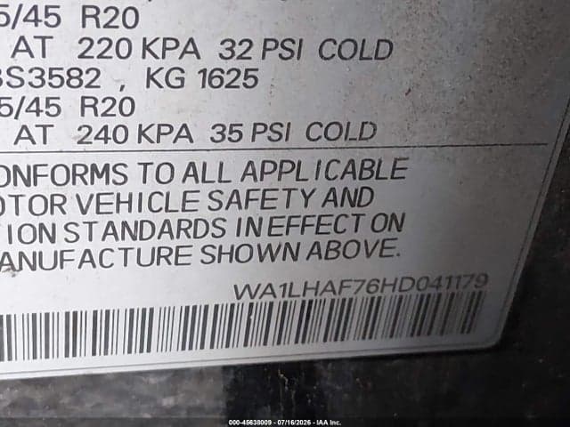 2017 AUDI Q7 2.0T PREMIUM 9