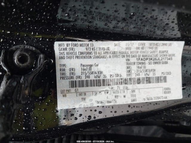 2018 FORD FOCUS SE 9