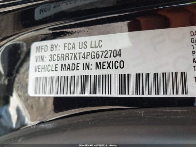 2023 RAM 1500 CLASSIC TRADESMAN 4X4 5'7 BOX 9