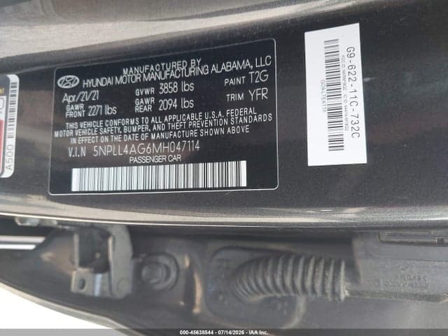 2021 HYUNDAI ELANTRA SE 9