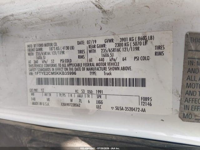 2019 FORD TRANSIT-150 9