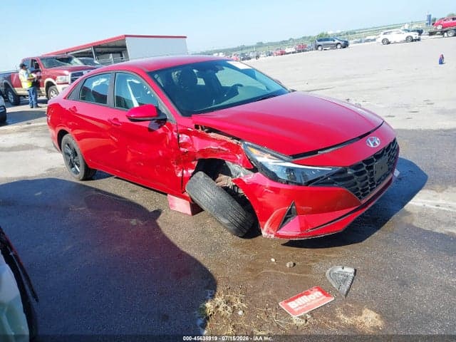 2022 HYUNDAI ELANTRA HYBRID BLUE