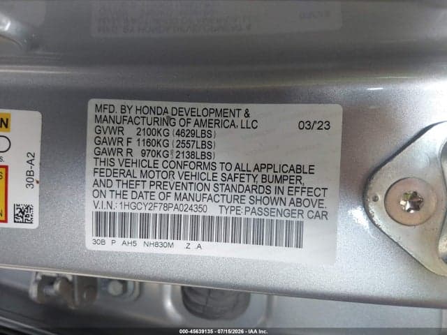 2023 HONDA ACCORD HYBRID SPORT-L 9