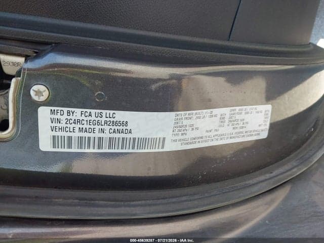 2020 CHRYSLER PACIFICA TOURING L PLUS 9
