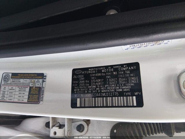 2021 HYUNDAI TUCSON SE 9