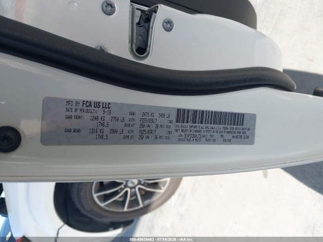 2018 DODGE JOURNEY SXT 9