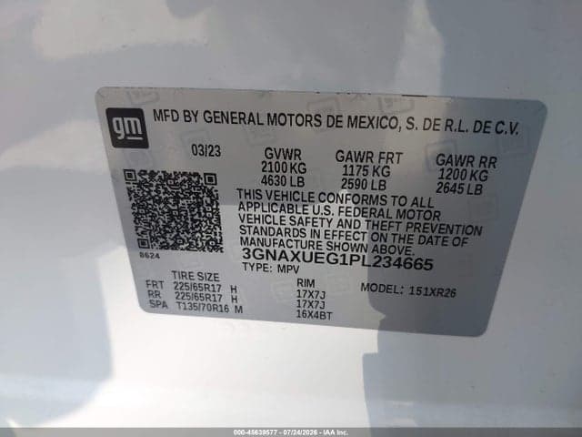 2023 CHEVROLET EQUINOX AWD LT 9