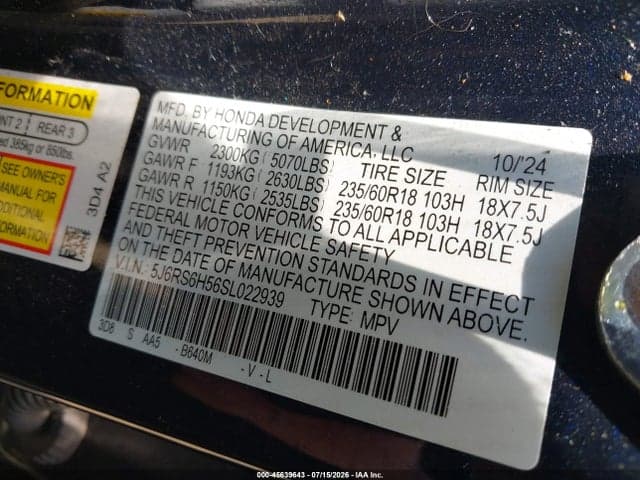 2025 HONDA CR-V HYBRID SPORT 9