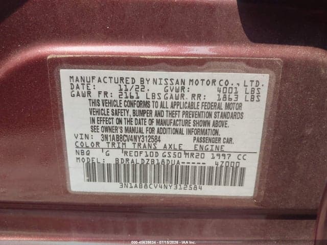 2022 NISSAN SENTRA SV XTRONIC CVT 9