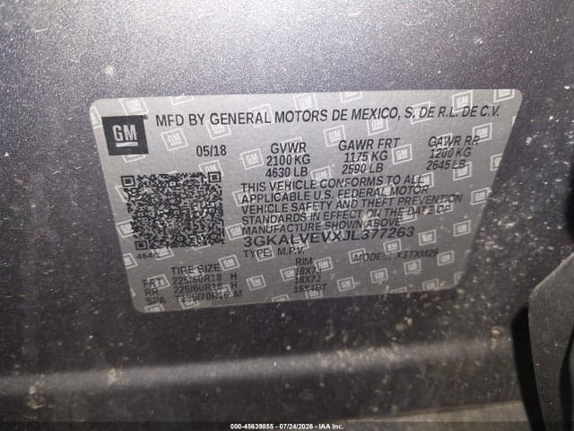 2018 GMC TERRAIN SLT 9