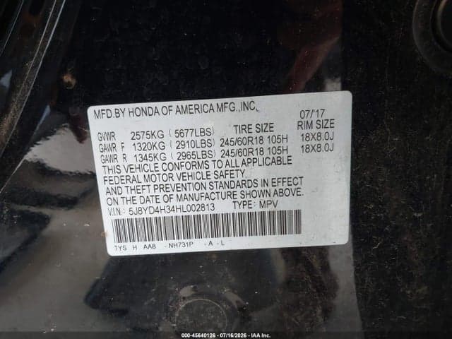 2017 ACURA MDX 9