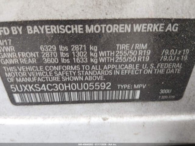 2017 BMW X5 XDRIVE35D 9