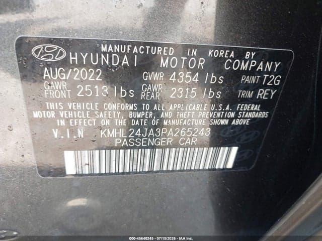 2023 HYUNDAI SONATA SE 9