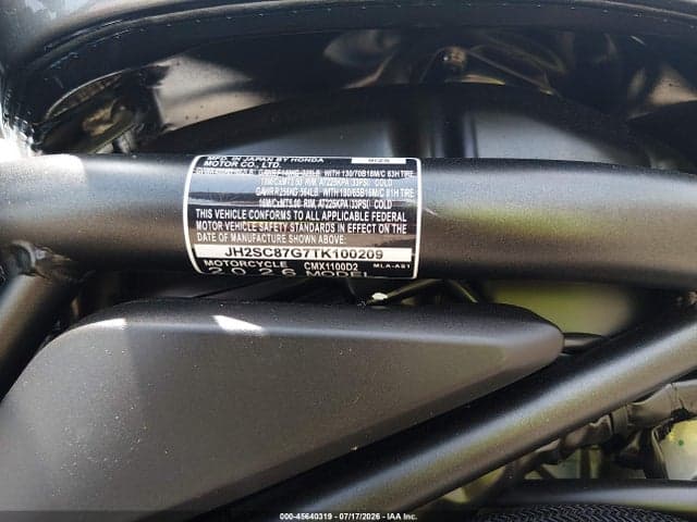 2026 HONDA CMX1100 D2 10