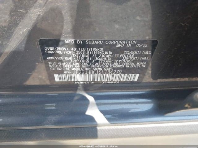 2025 SUBARU CROSSTREK PREMIUM 9