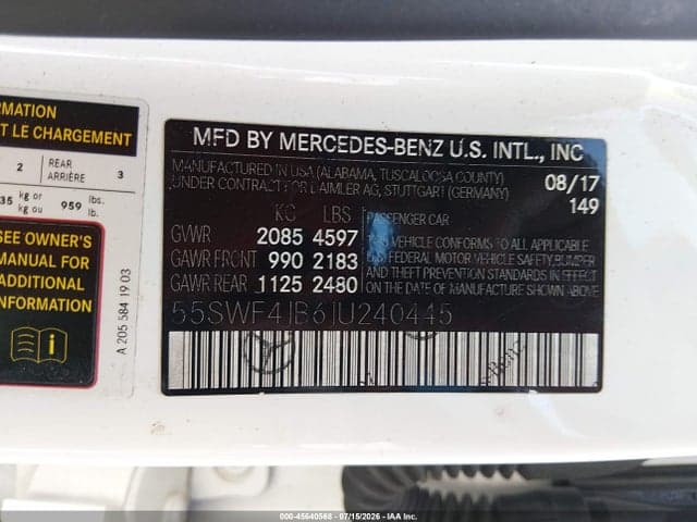 2018 MERCEDES-BENZ C 300 9