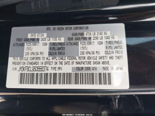 2025 MAZDA CX-5 2.5 S PREFERRED 9