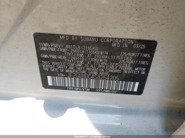 2025 SUBARU CROSSTREK PREMIUM 9