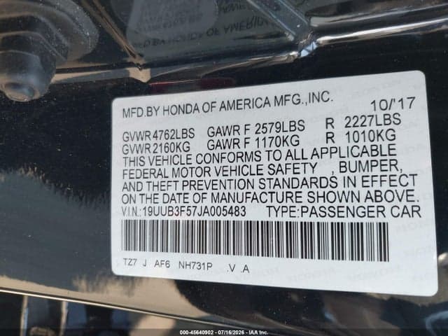 2018 ACURA TLX TECH PKG 9