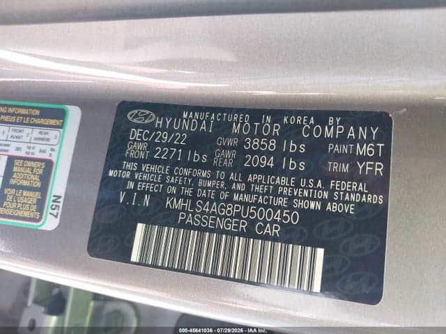 2023 HYUNDAI ELANTRA SEL 9