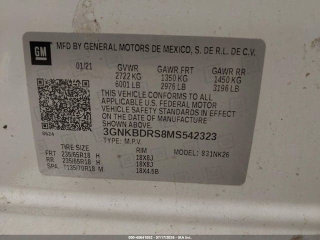 2021 CHEVROLET BLAZER FWD 3LT 9