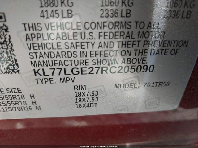 2024 CHEVROLET TRAX FWD 1RS 9