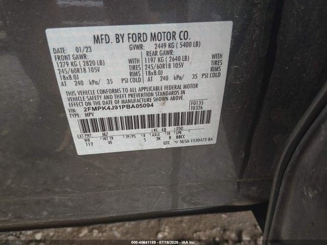 2023 FORD EDGE SEL 8