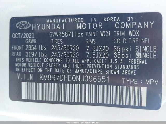 2022 HYUNDAI PALISADE CALLIGRAPHY 9