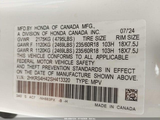 2025 HONDA CR-V EX AWD 9