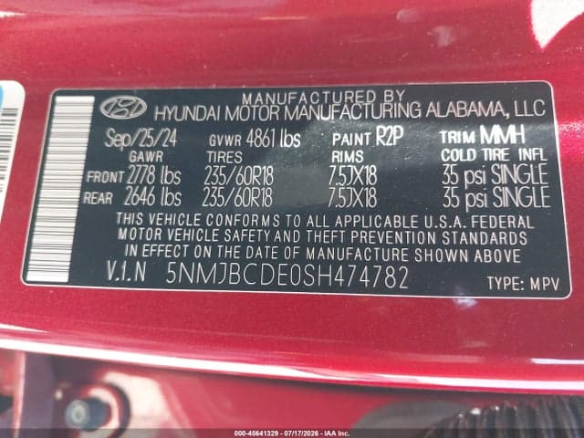 2025 HYUNDAI TUCSON SEL 9