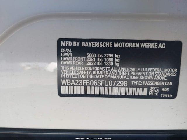 2025 BMW 430I GRAN COUPE 9