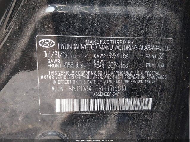 2020 HYUNDAI ELANTRA VALUE EDITION 9