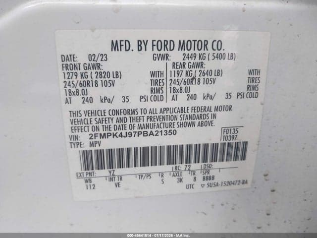 2023 FORD EDGE SEL/ST-LINE 9