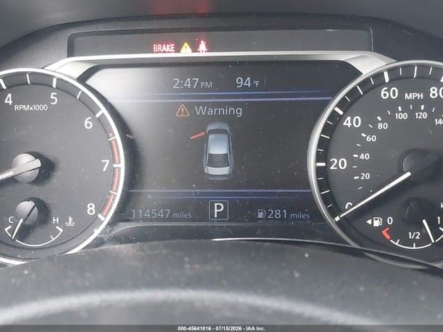 2022 NISSAN ALTIMA SV FWD 15
