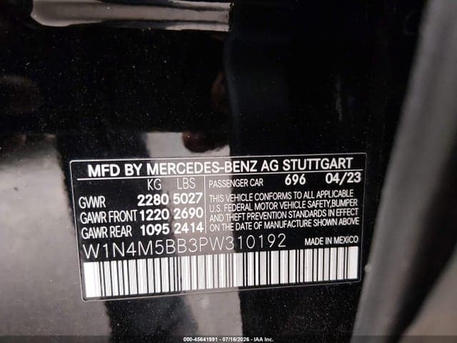 2023 MERCEDES-BENZ AMG GLB 35 4MATIC 9
