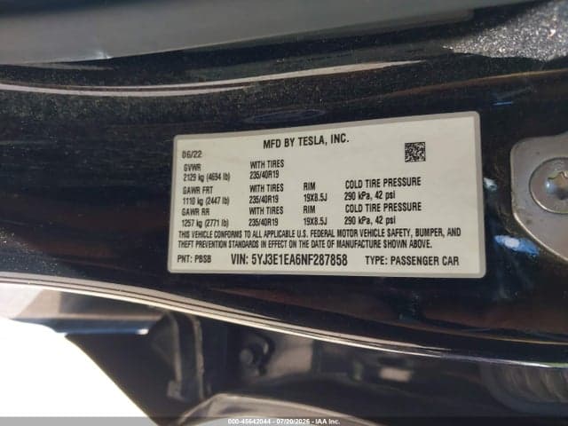 2022 TESLA MODEL 3 REAR-WHEEL DRIVE 9