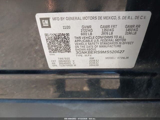 2021 CHEVROLET BLAZER FWD RS 9
