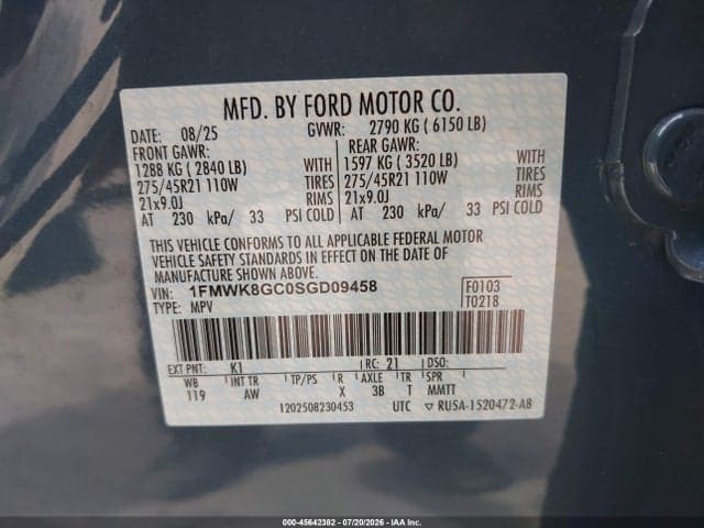 2025 FORD EXPLORER ST 9