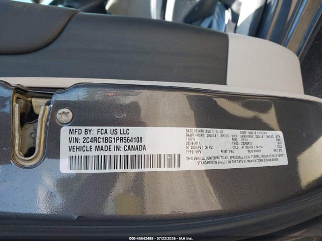 2023 CHRYSLER PACIFICA TOURING L 9