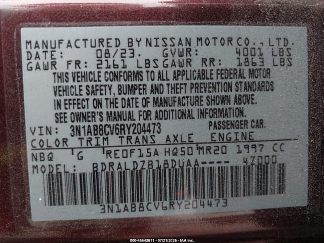 2024 NISSAN SENTRA SV XTRONIC CVT 9
