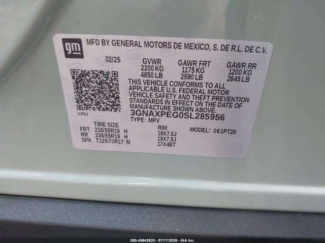 2025 CHEVROLET EQUINOX AWD LT 9